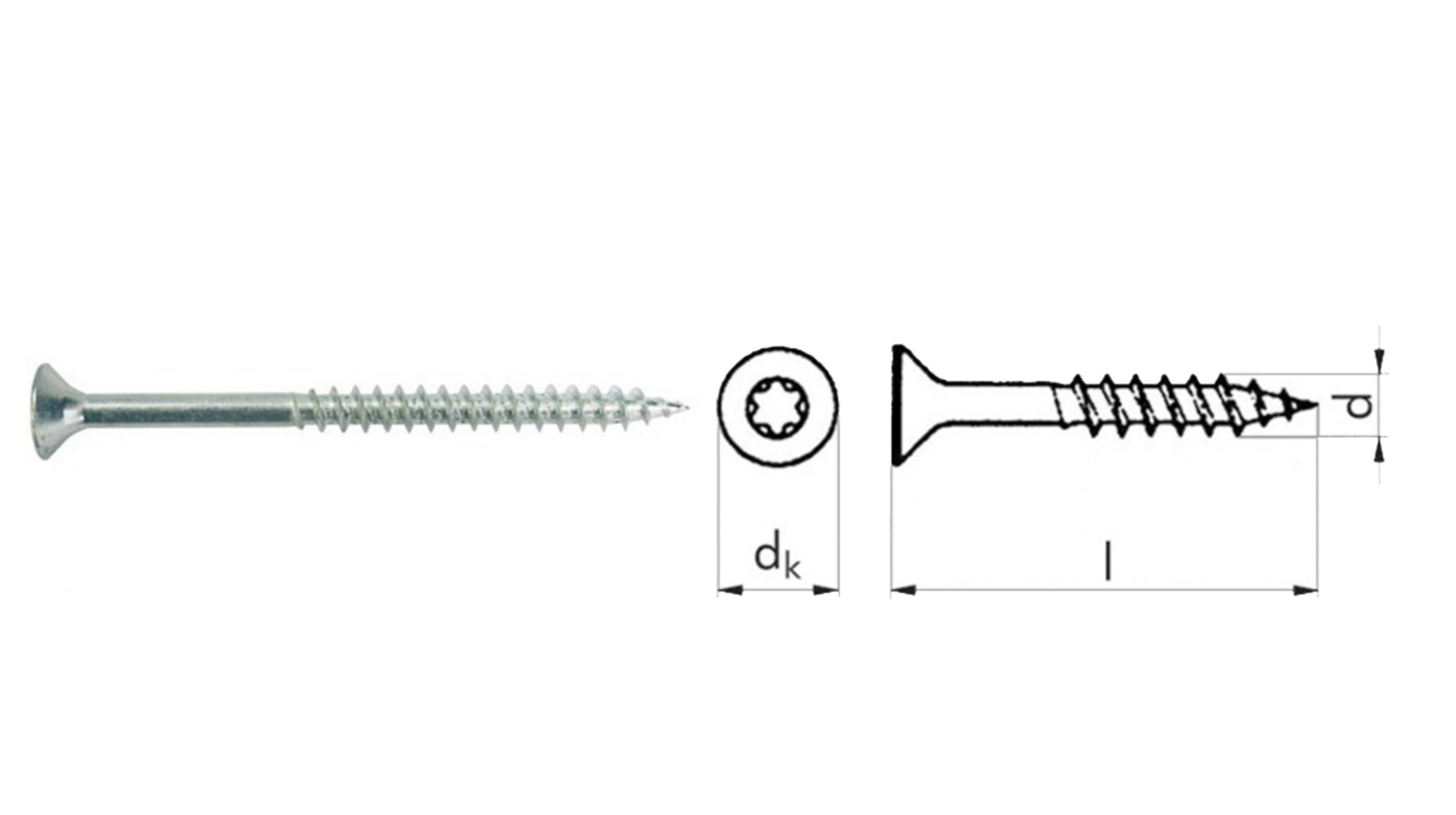 VITI TRUCIOLARI TPS IMPRONTA TX FILETTO PARZIALE