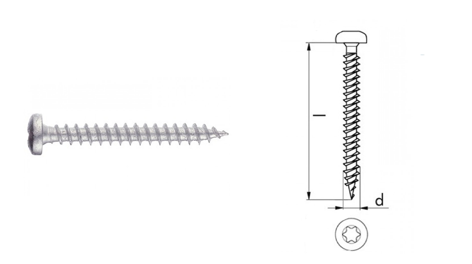 VITI TRUCIOLARI TC IMPRONTA TX