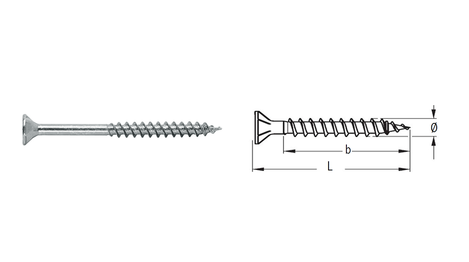 VITI TRUCIOLARI TPS IMPRONTA TX CON ALETTE