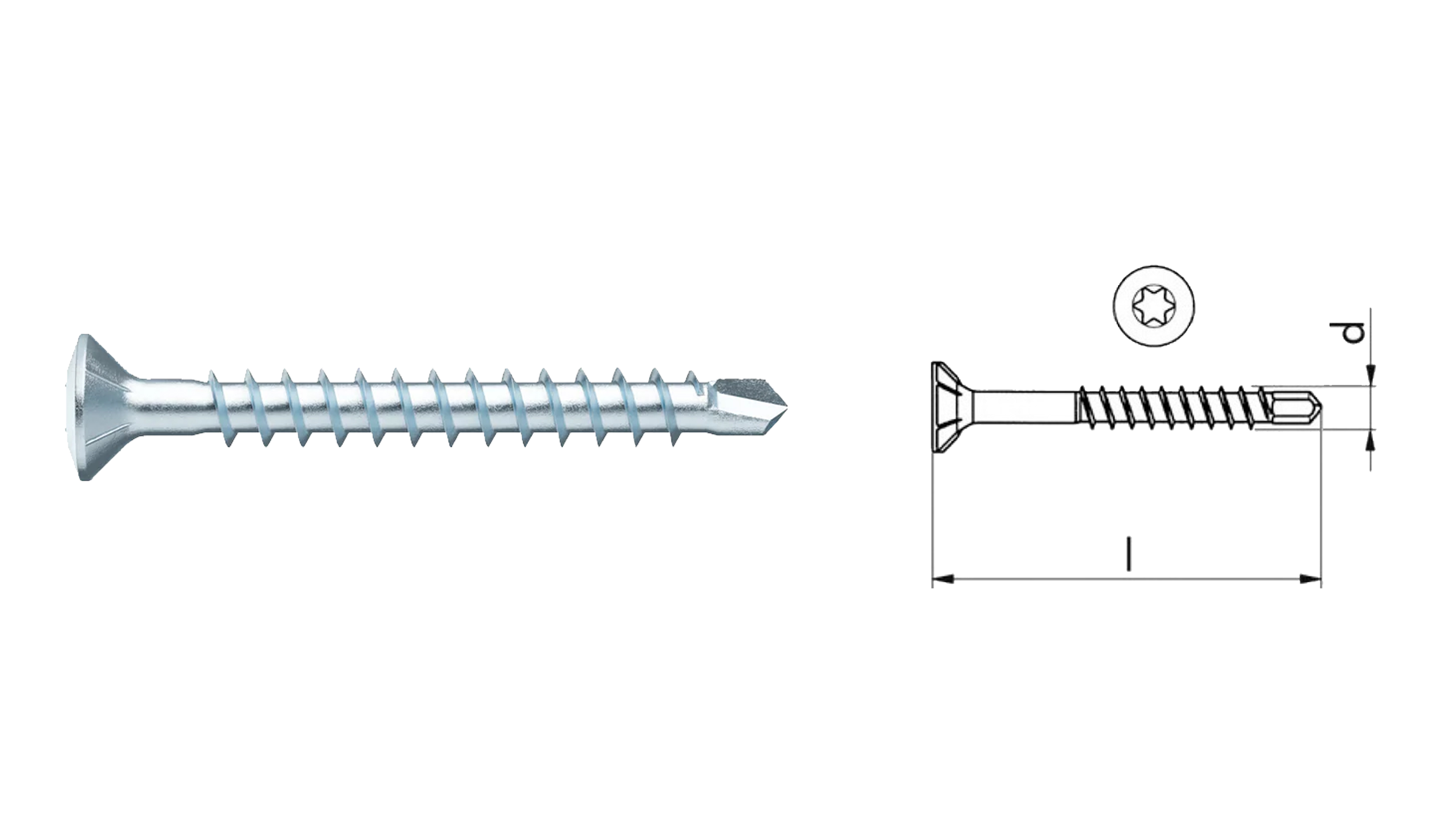 VITI TRUCIOLARI AUTOFORANTI-AUTOSVASANTI TESTA RIDOTTA