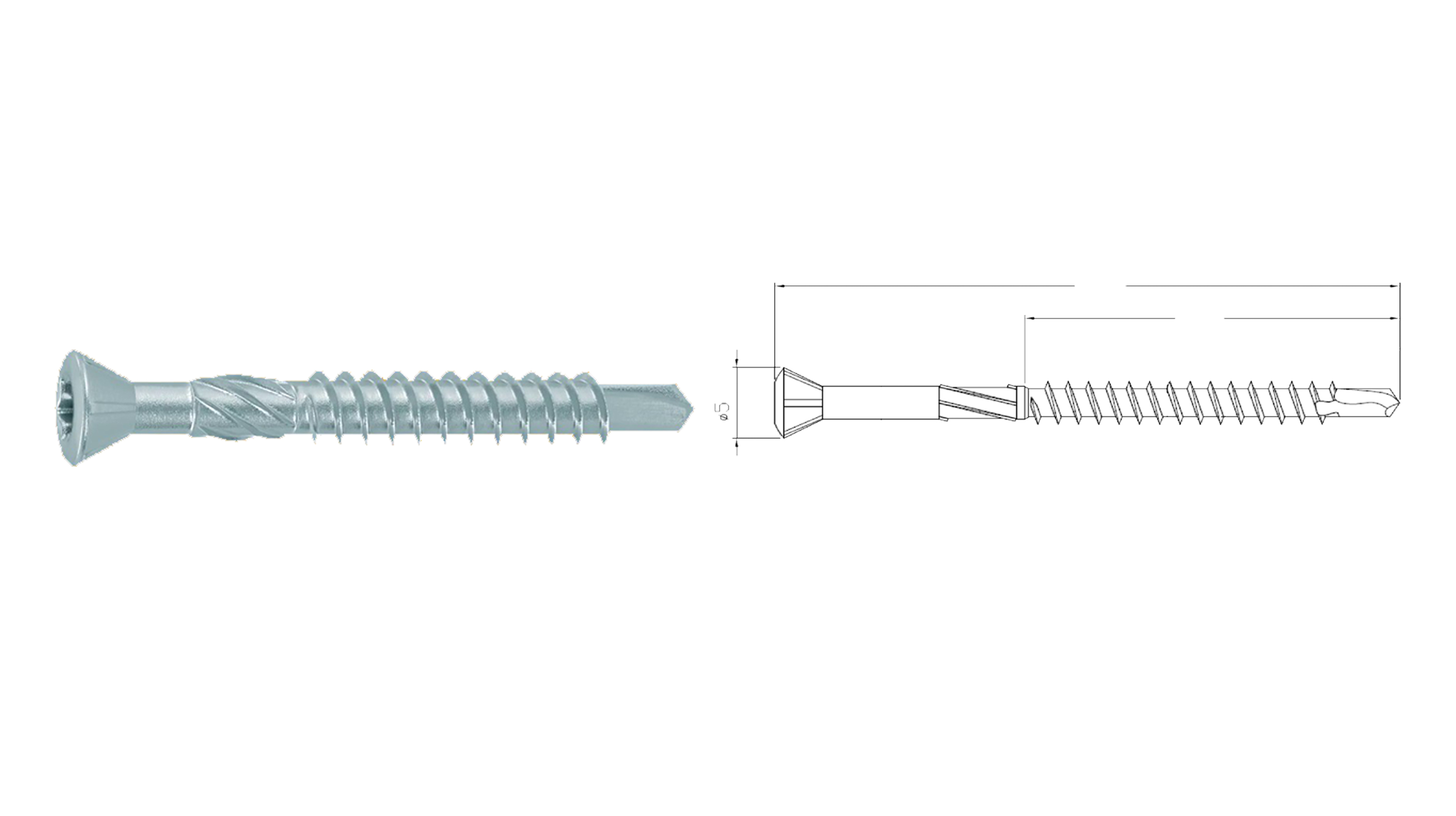 VITI FERMAVETRO IMPRONTA TX GIUNZIONI LEGNO-LEGNO