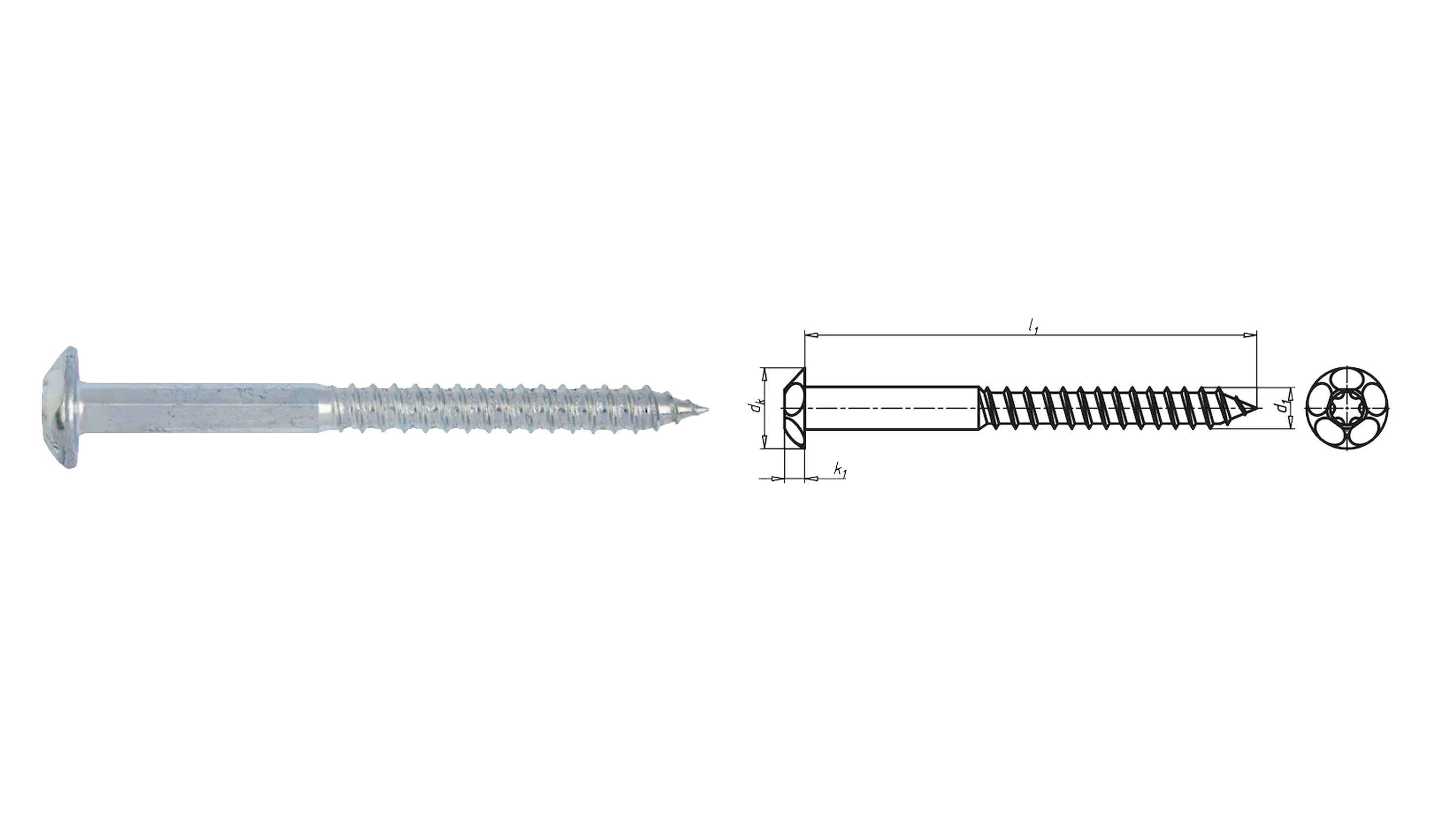 VITI DI SICUREZZA CON FILETTO PER TASSELLI