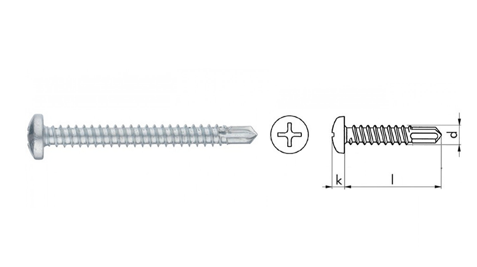 VITI AUTOFORANTI PER METALLI TESTA CILINDRICA IMPRONTA PH