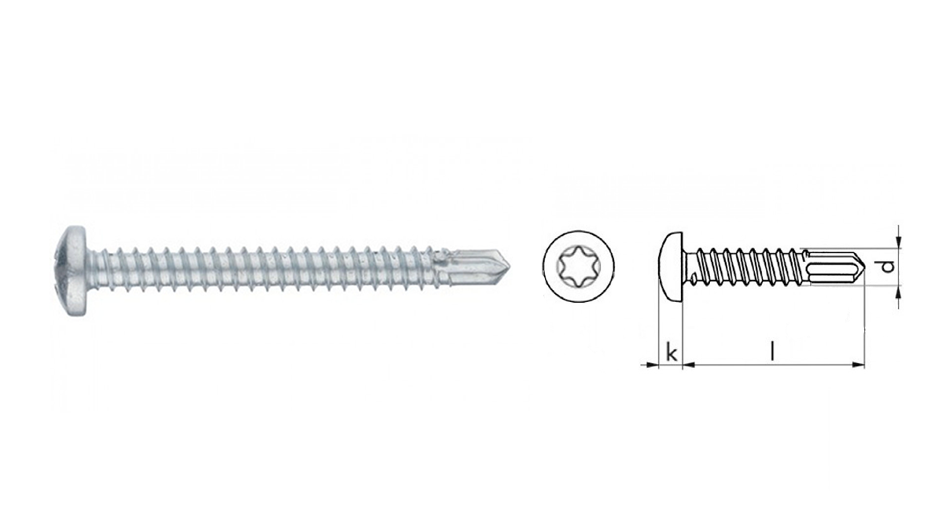 VITI AUTOFORANTI PER METALLI TC IMPRONTA TX