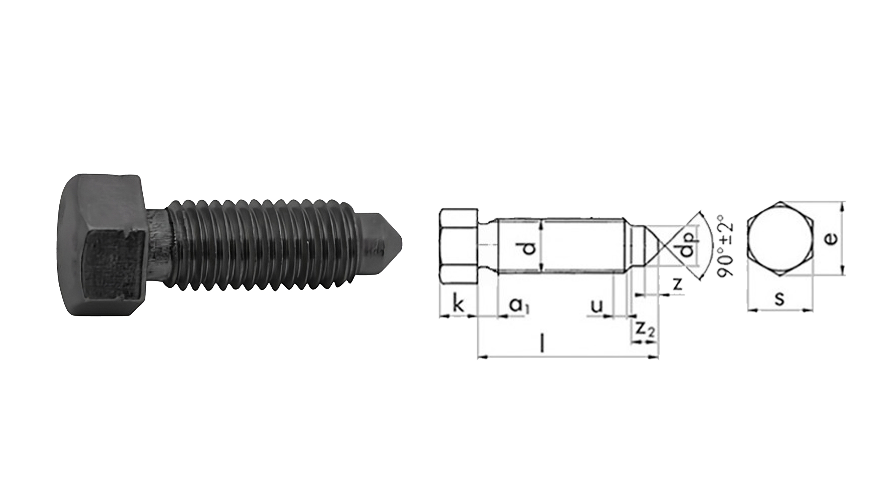 VITI METRICHE TESTA ESAGONALE PASSO FINE DIN 564