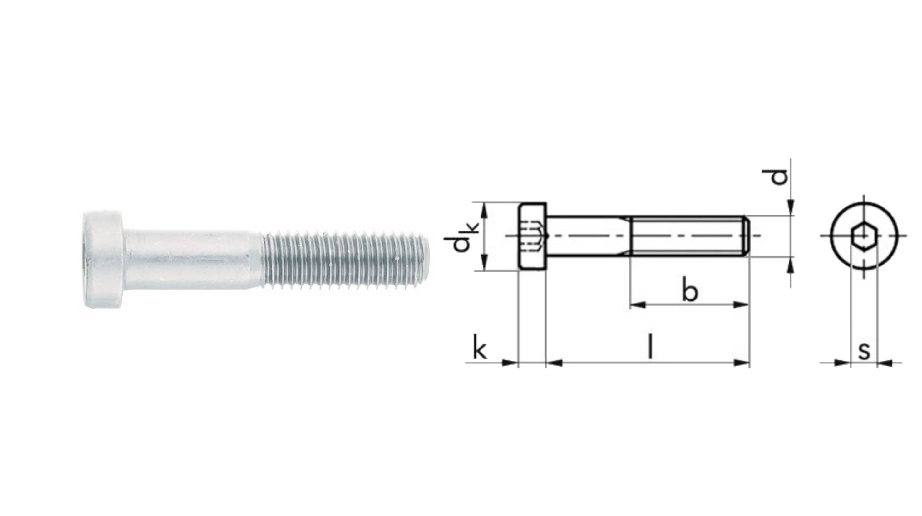 VITI TESTA CILINDRICA BASSA ESAGONO INCASSATO DIN 7984
