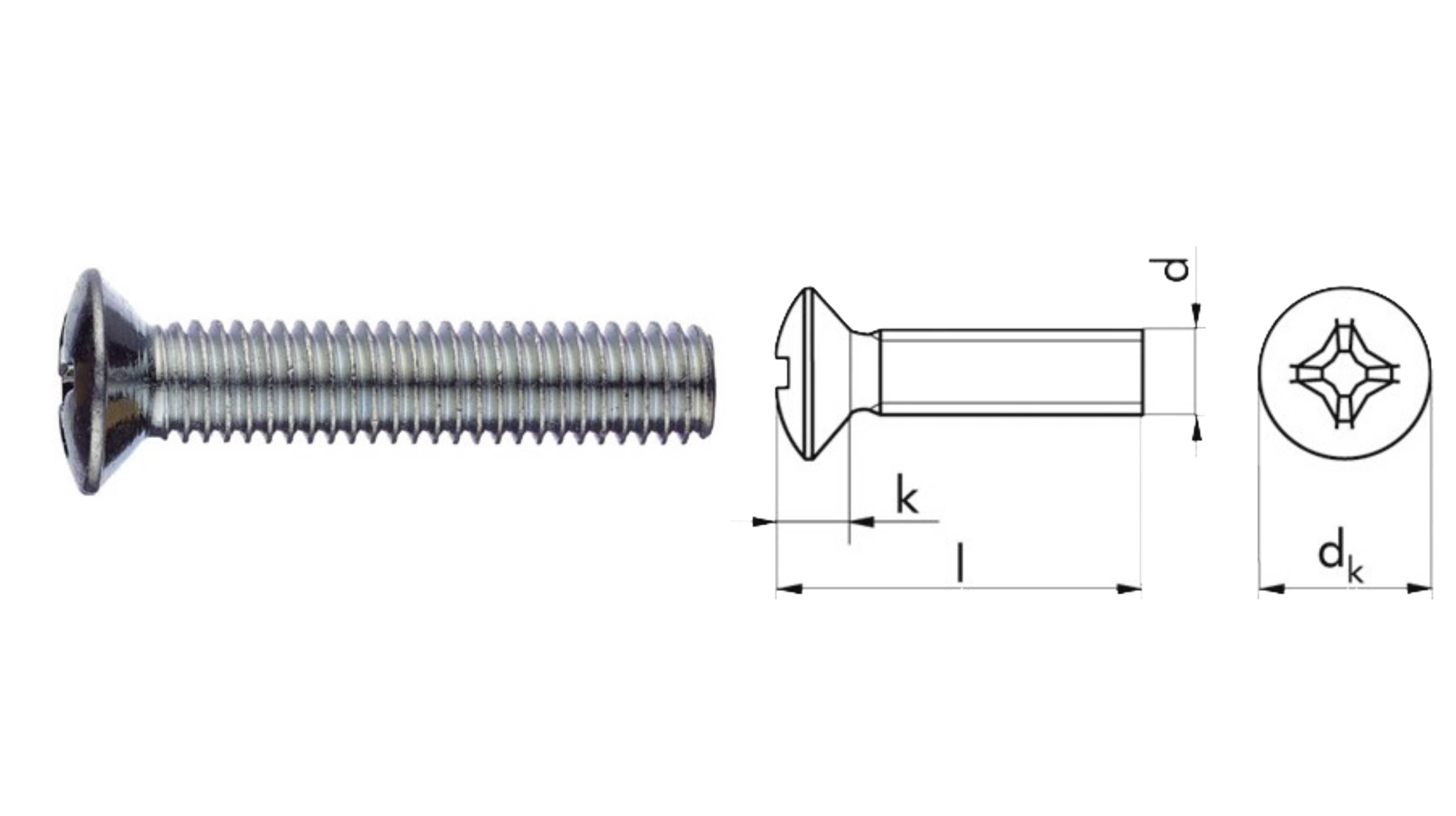 VITI METRICHE TESTA GOCCIA SEGO DIN 966