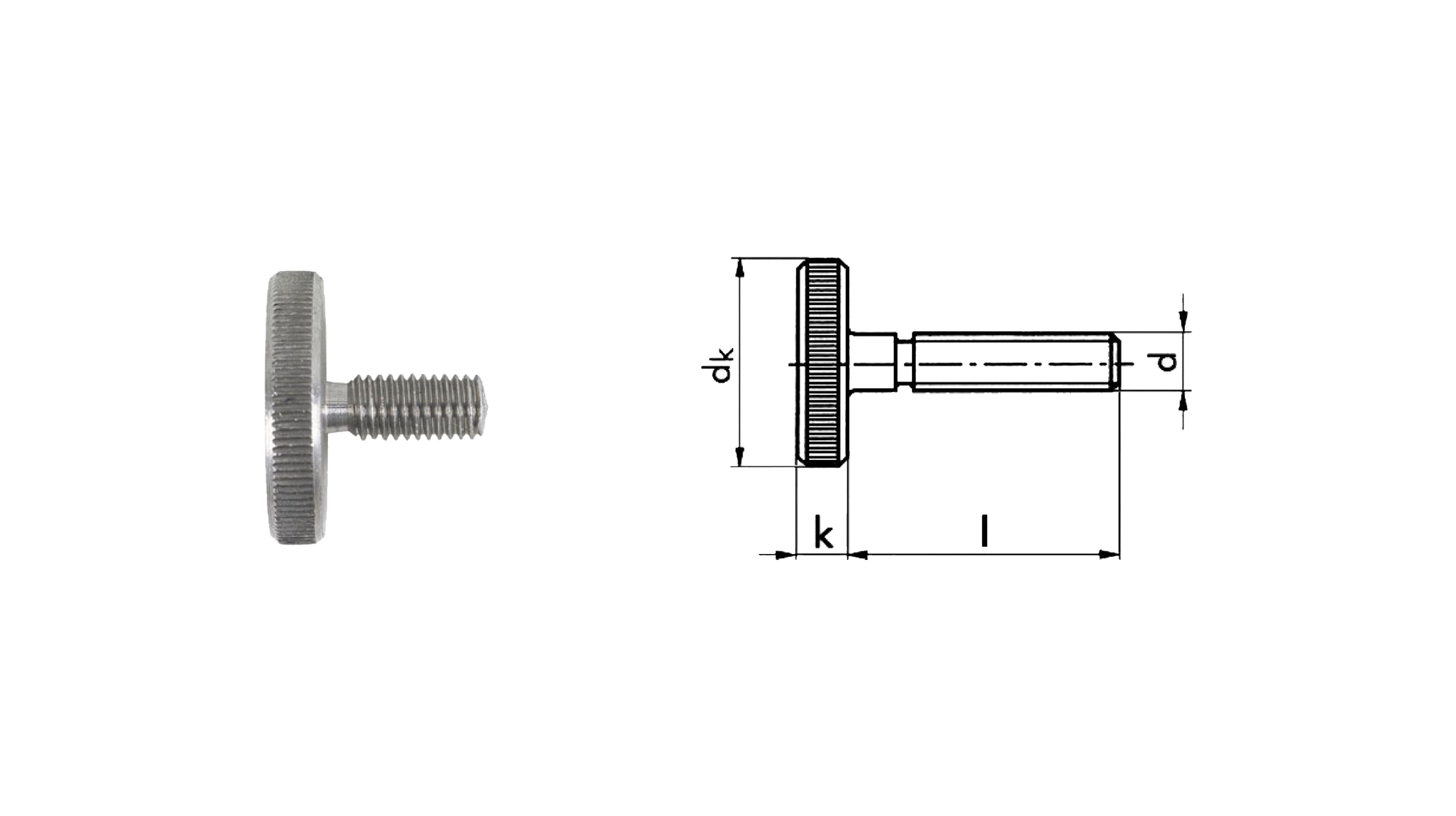 VITI TESTA ZIGRINATA A FORMA BASSA