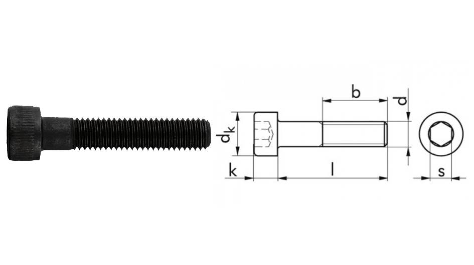 VITI POLLICI TESTA CILINDRICA ESAGONO INCASSATO