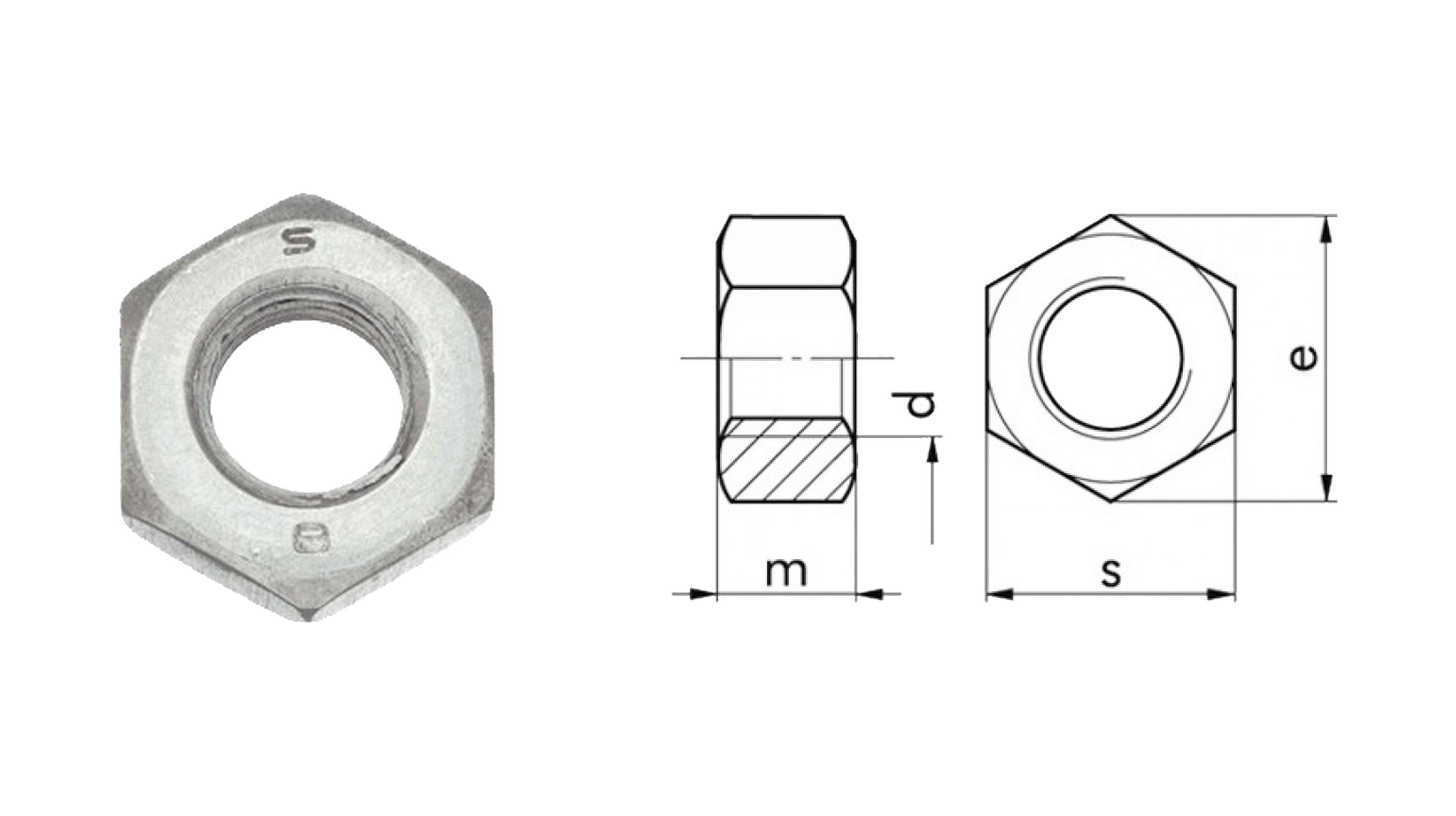 DADI ESAGONALI MEDI PASSO GROSSO