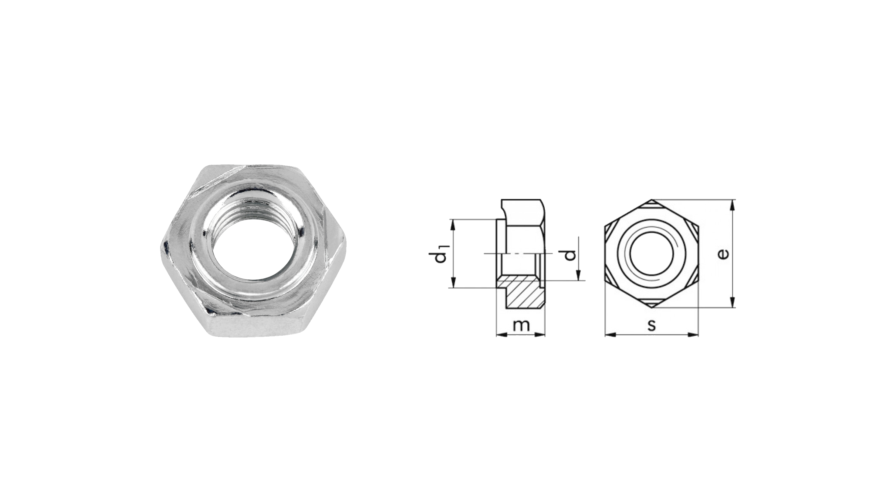 DADI ESAGONALI A SALDARE