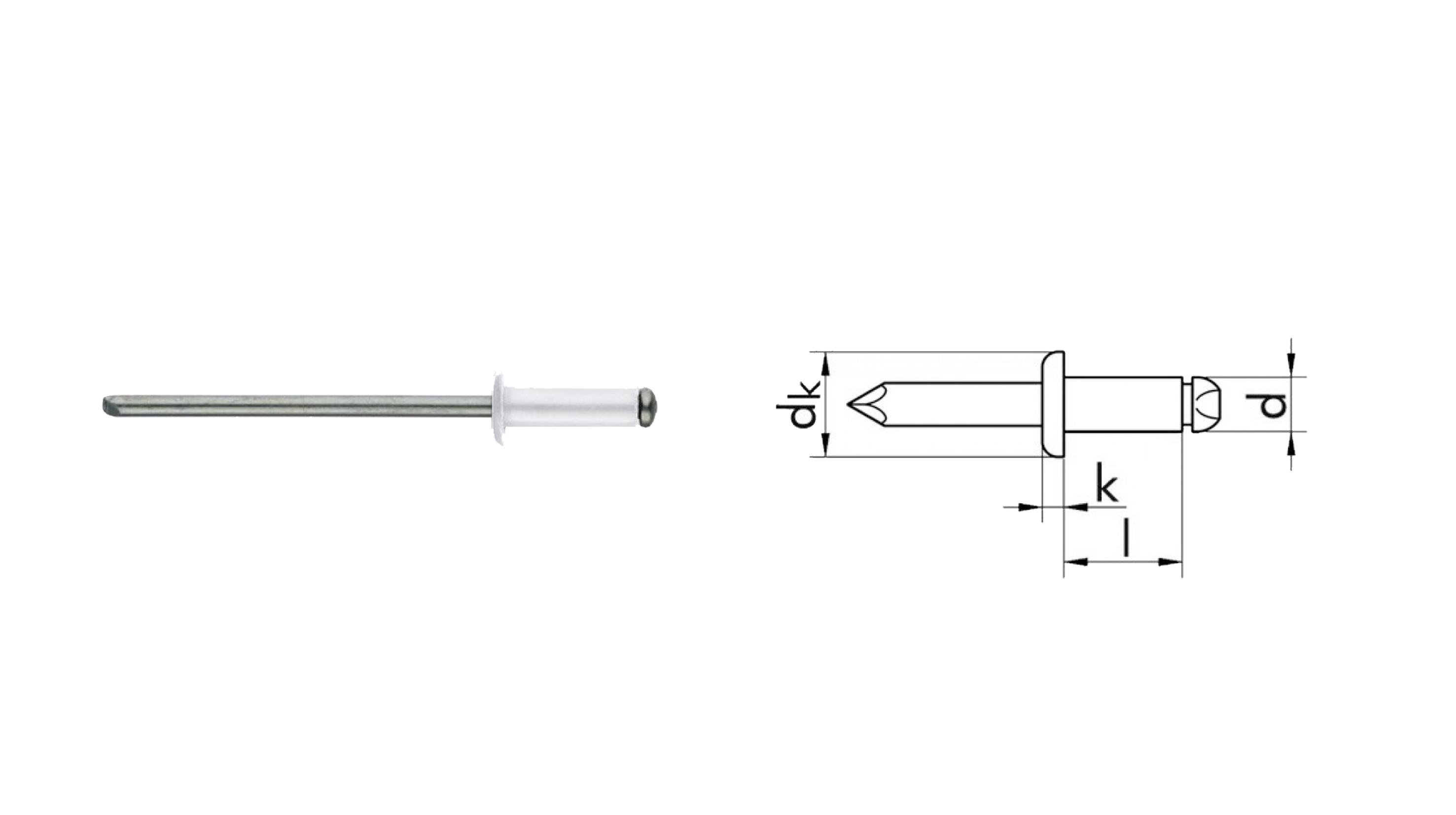 RIVETTI A STRAPPO ALLUMINIO VERNICIATO