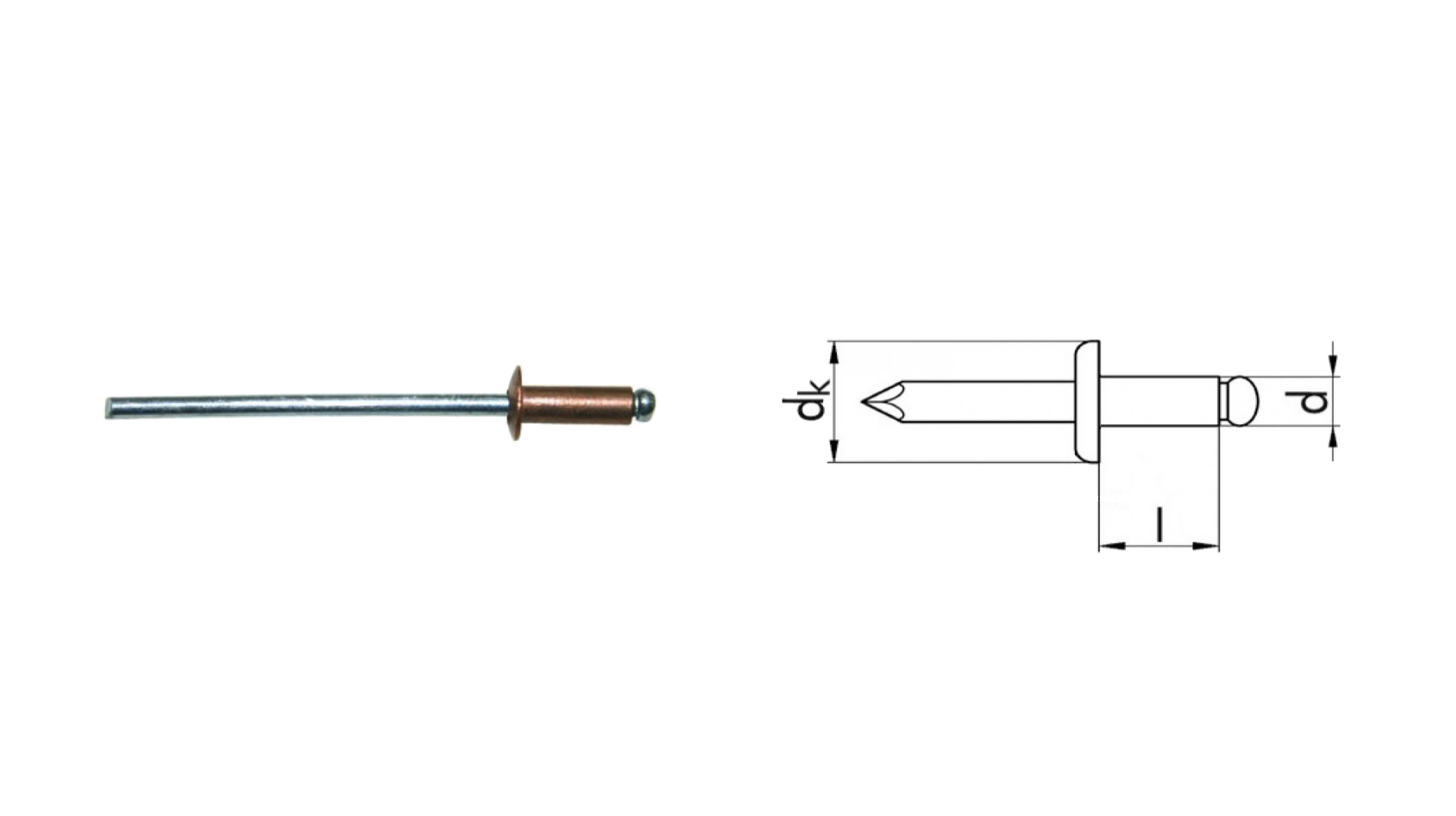 RIVETTI A STRAPPO IN RAME