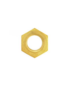 Immagine DADI ESAGONALI BASSI OTTONE GIALLO PASSO GROSSO DIN 439_0