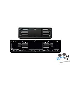 Immagine KIT PORTATARGA METALLO NERO POST PERS_0