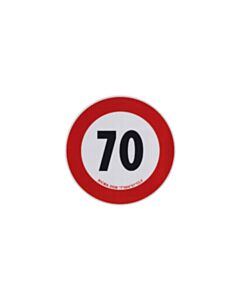 Immagine DISCO AUTOADESIVO LIMITE VELOCITA' 70_0
