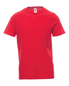Immagine T-SHIRT SUNSET ROSSO    TG  S_0