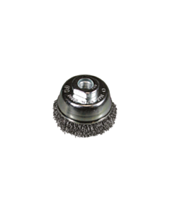 Immagine SPAZZOLA TAZZA CON FILI ONDULATI Ø 60 MM X METALLO X SMER Ø 115 MM_0