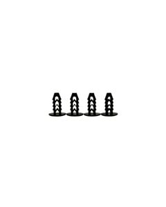Immagine SET 4 BOTTONI PVC NERI PER TAMPONE_0